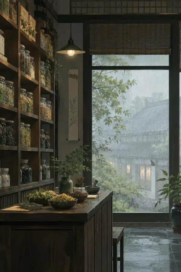 雨天药铺封面